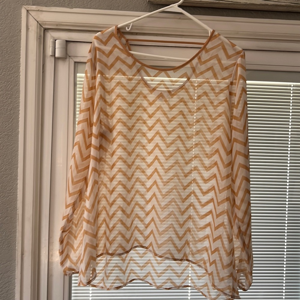 Sheer blouse